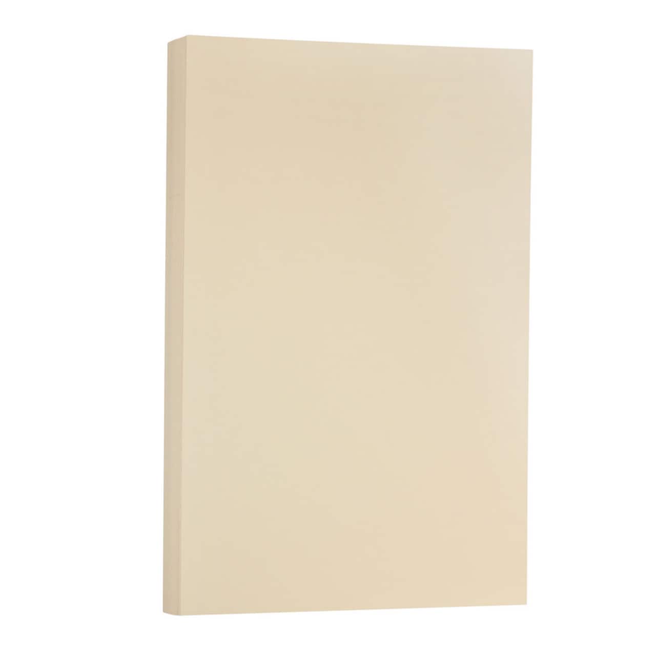 JAM Paper Legal Vellum Bristol Cardstock Paper, 50 Sheets